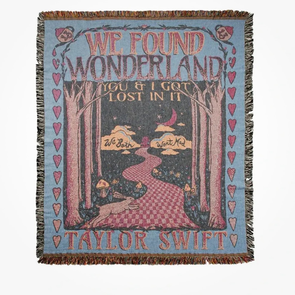 NEW We Found Wonderland Blanket!
